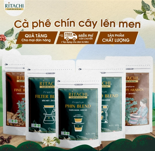 Cà phê rang xay Ritachi Coffee - Ritachi Coffee - Công Ty TNHH Nosavi